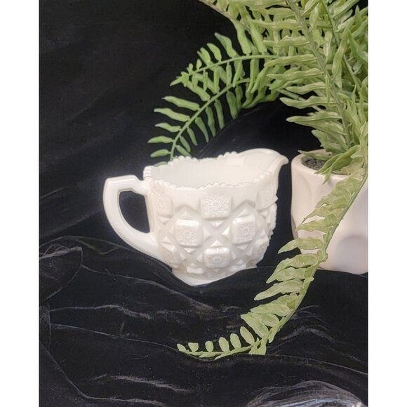 Vintage Westmoreland Milk Glass Creamer - Picture 2 of 14